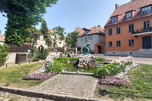 Visby's beautiful garden
